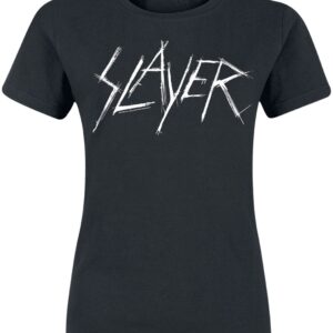Slayer T-Shirt Scratchy Logo S to XXL for Women black
