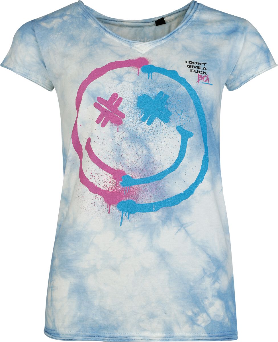 Electric Callboy T-Shirt Fuck Boi S to XXL for Women blue-white