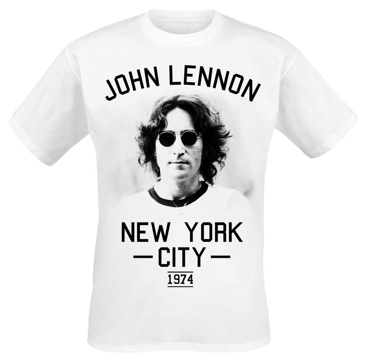 John Lennon T-Shirt NYC 1974 L for Men white