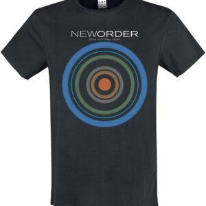 New Order T-Shirt Amplified Collection Blue Monday S to 3XL for Men black
