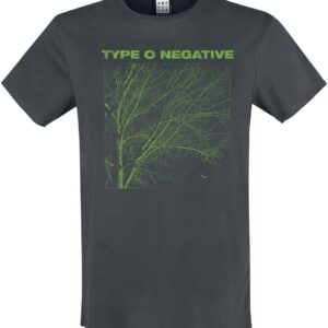 Type O Negative T-Shirt Amplified Collection Green Tree S to 3XL for Men charcoal