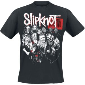 Slipknot T-Shirt Barcode Band S to 3XL for Men black