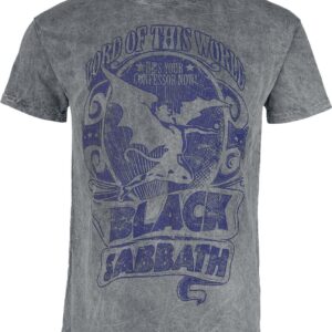 Black Sabbath T-Shirt Lord Of This World S to 4XL for Men grey