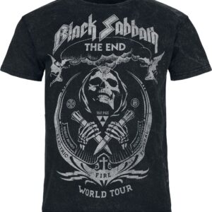Black Sabbath T-Shirt The End S to 4XL for Men multicolour