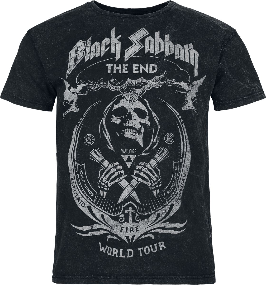 Black Sabbath T-Shirt The End S to 4XL for Men multicolour