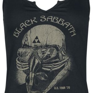 Black Sabbath Top US Tour 78 S to XXL for Women black