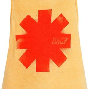Red Hot Chili Peppers Top Shaded Logo XS to XL for Women yellow