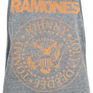 Ramones Top Monocolour Crest XS to L for Women mottled dark grey