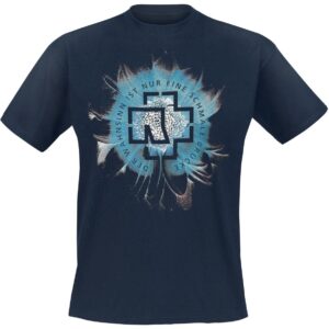 Rammstein T-Shirt Wahnsinn S to 3XL for Men navy