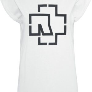 Rammstein T-Shirt Logo S to XXL for Women white