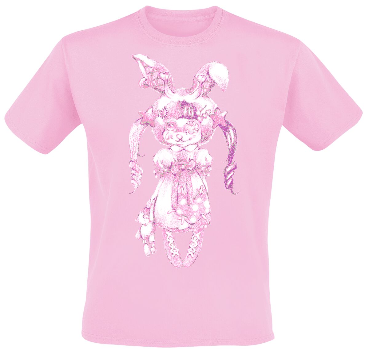 Martinez, Melanie T-Shirt Crybaby Bunny S to XXL for Men light pink