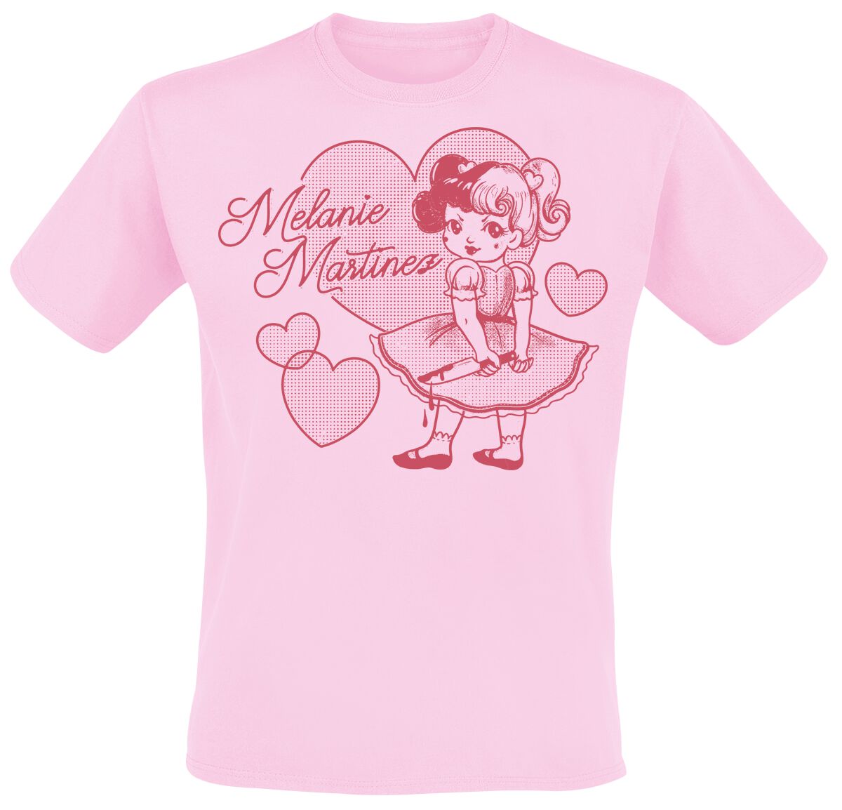 Martinez, Melanie T-Shirt Fun & Games S to XXL for Men light pink