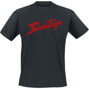 Savatage T-Shirt Red Logo S to XXL for Men black