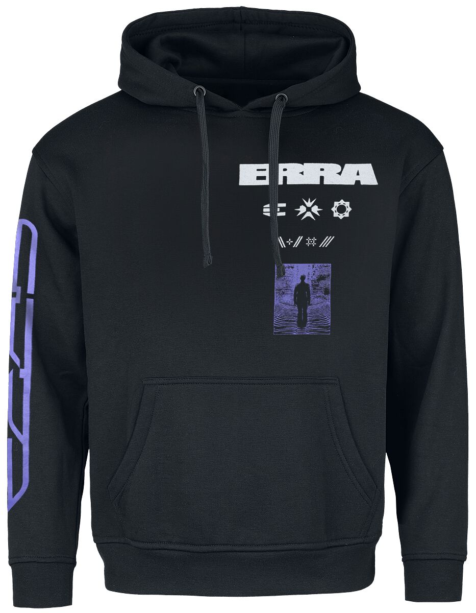 Erra Hoodie Crawl Backwards S to XXL for Men black