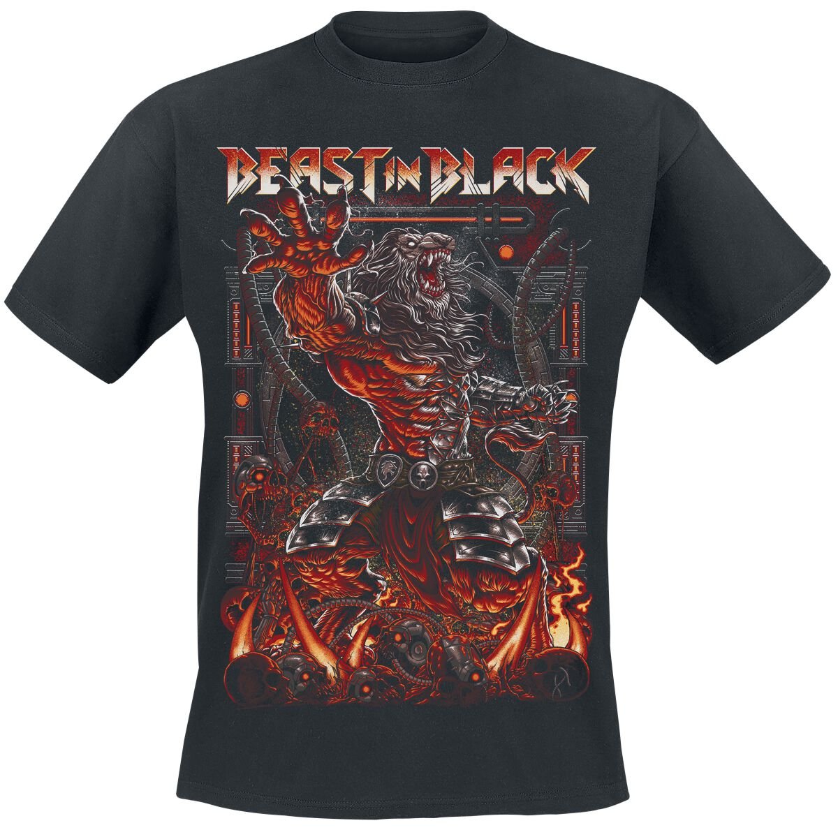 Beast In Black T-Shirt Power Of The Beast S to 3XL for Men black