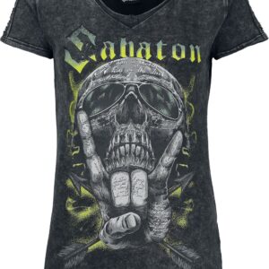 Sabaton T-Shirt EMP Signature Collection S to XXL for Women grey
