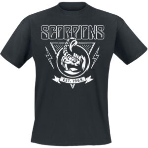 Scorpions T-Shirt Est 1965 S to XXL for Men black