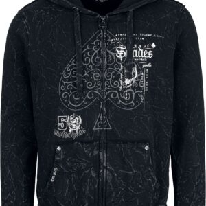 Motorhead Hoodie Jacket EMP Signature Collection S to 3XL for Men dark grey