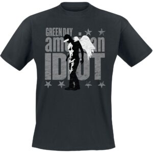 Green Day T-Shirt American Idiot Angel M to XXL for Men black
