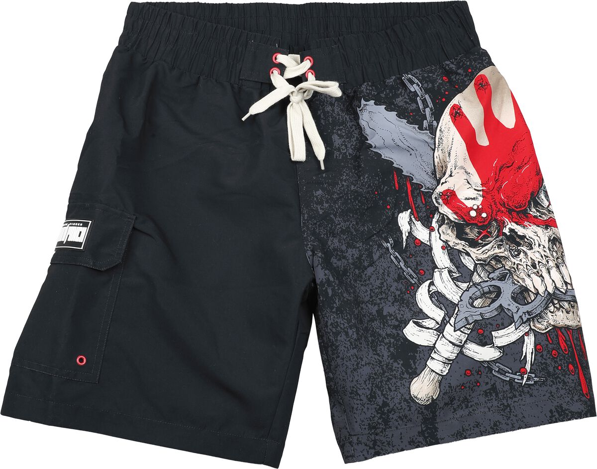 Five Finger Death Punch Swim Shorts EMP Signature Collection M to 3XL for Men black