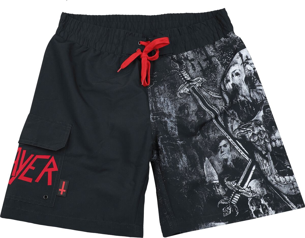 Slayer Swim Shorts EMP Signature Collection L to 3XL for Men black