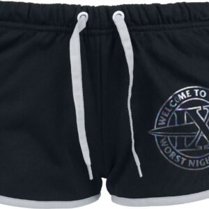 Ice Nine Kills Shorts EMP Signature Collection M to XXL for Women black-grey