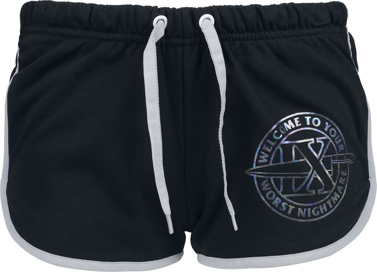 Ice Nine Kills Shorts EMP Signature Collection M to XXL for Women black-grey