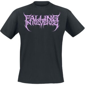 Falling In Reverse T-Shirt Popular Monster Text S to XXL for Men black