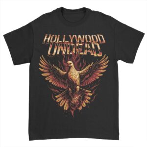 Hollywood Undead T-Shirt Bird Flames S to XXL for Men black