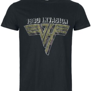 Van Halen T-Shirt Van Halen '80 Invasion S to 3XL for Men black