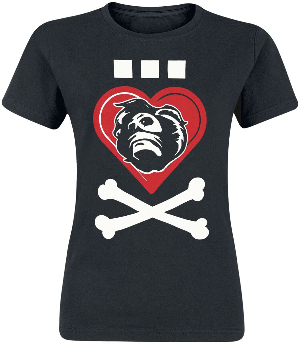 Die Ärzte T-Shirt Gwendoline-Herz L for Women black