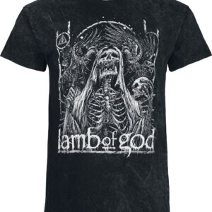 Lamb Of God T-Shirt Hicon S to 4XL for Men charcoal