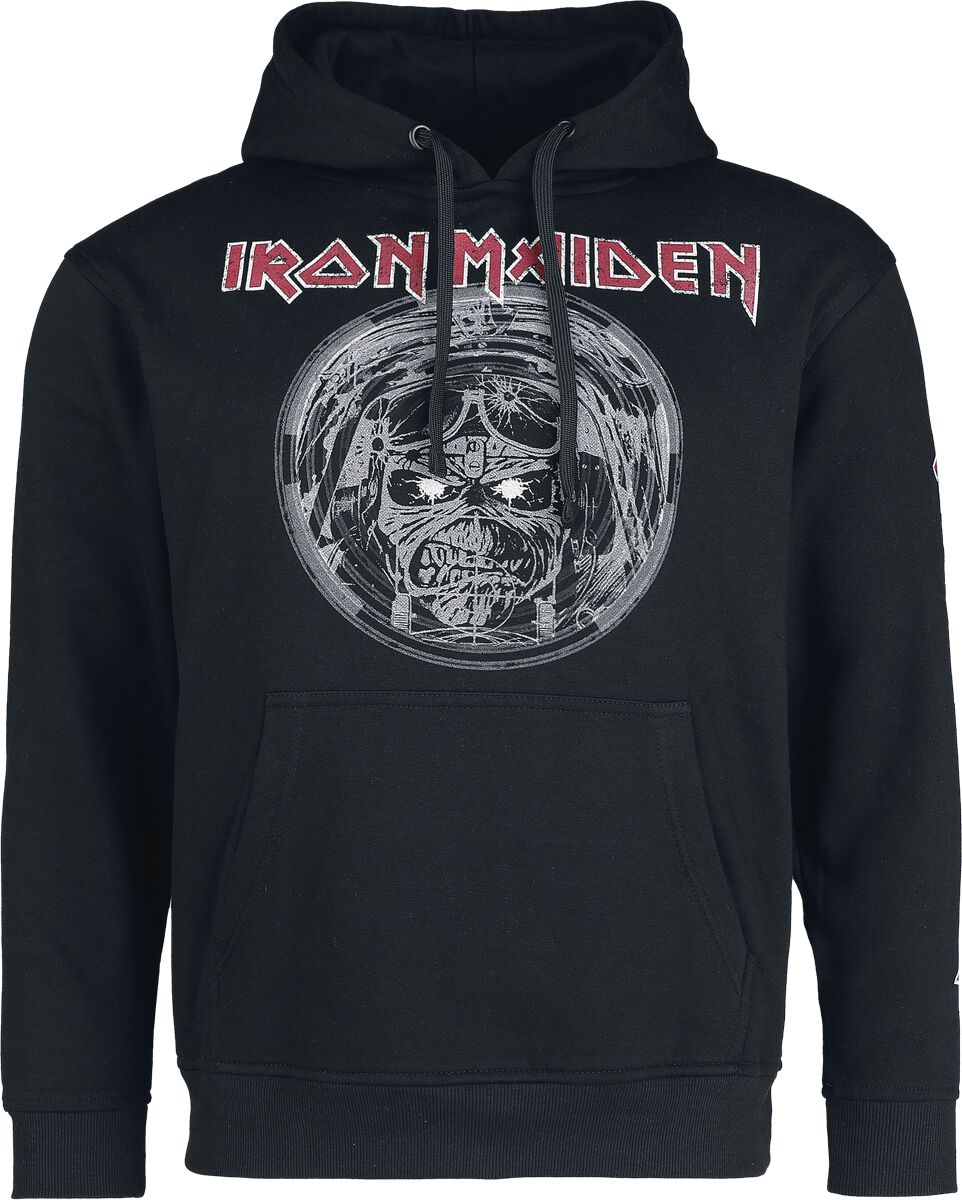 Iron Maiden Hoodie Aces High S to XL for Men black