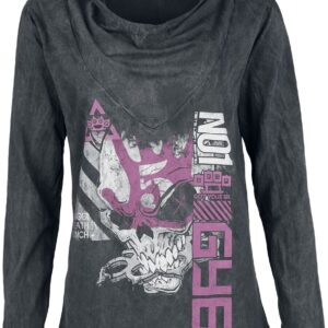 Five Finger Death Punch Long-sleeve Shirt AfterLife S to XXL for Women grey