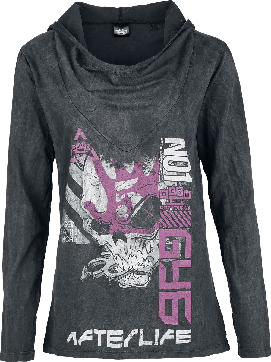 Five Finger Death Punch Long-sleeve Shirt AfterLife S to XXL for Women grey