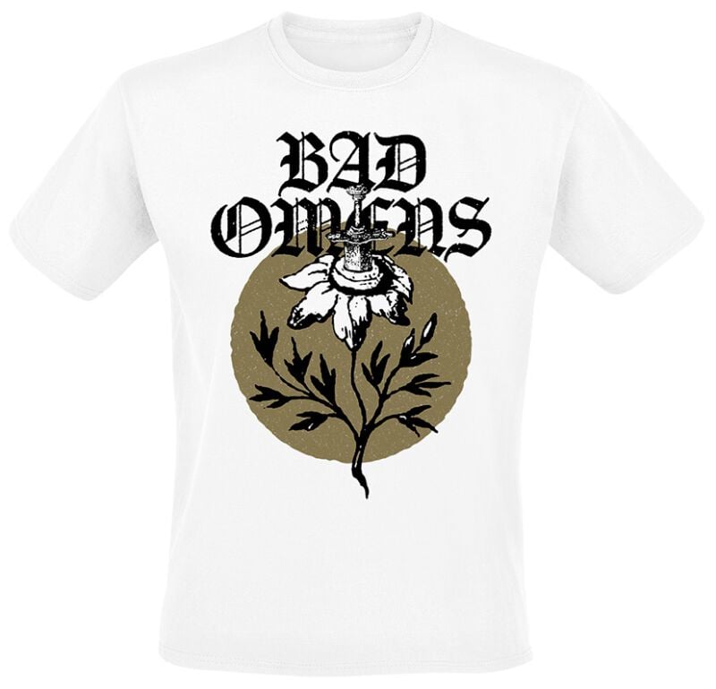 Bad Omens T-Shirt Sunflower S to 4XL for Men white
