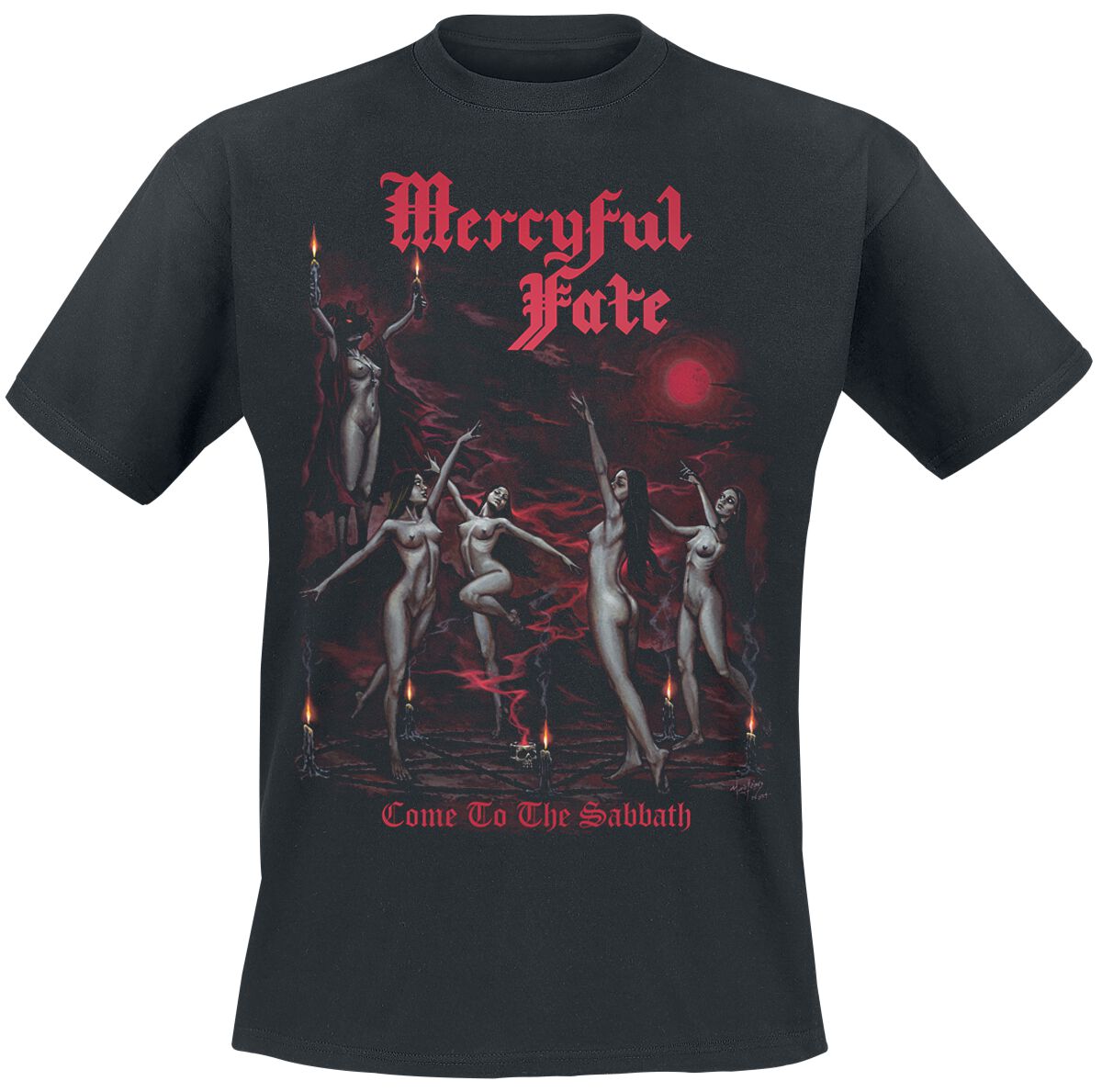 Mercyful Fate T-Shirt Come To The Sabbath S to 3XL for Men black