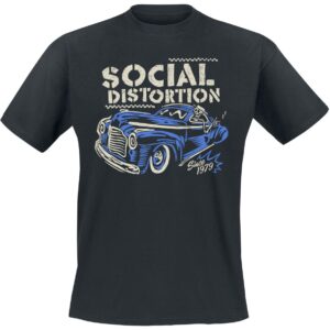 Social Distortion T-Shirt Vintage Ride S to 3XL for Men black