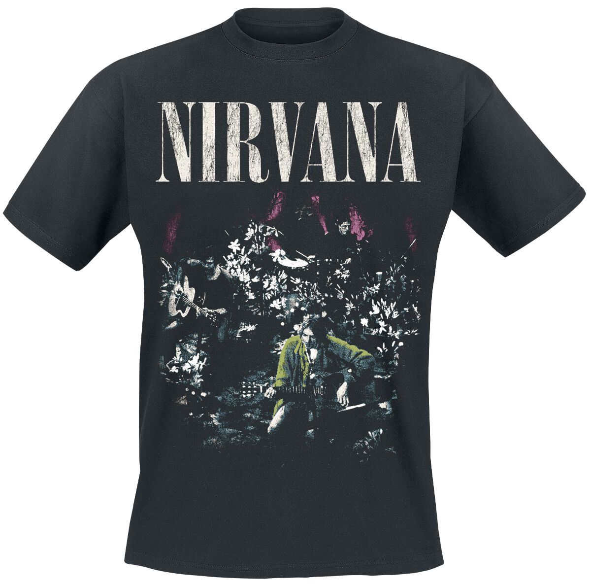 Nirvana T-Shirt Unplugged L to 3XL for Men black