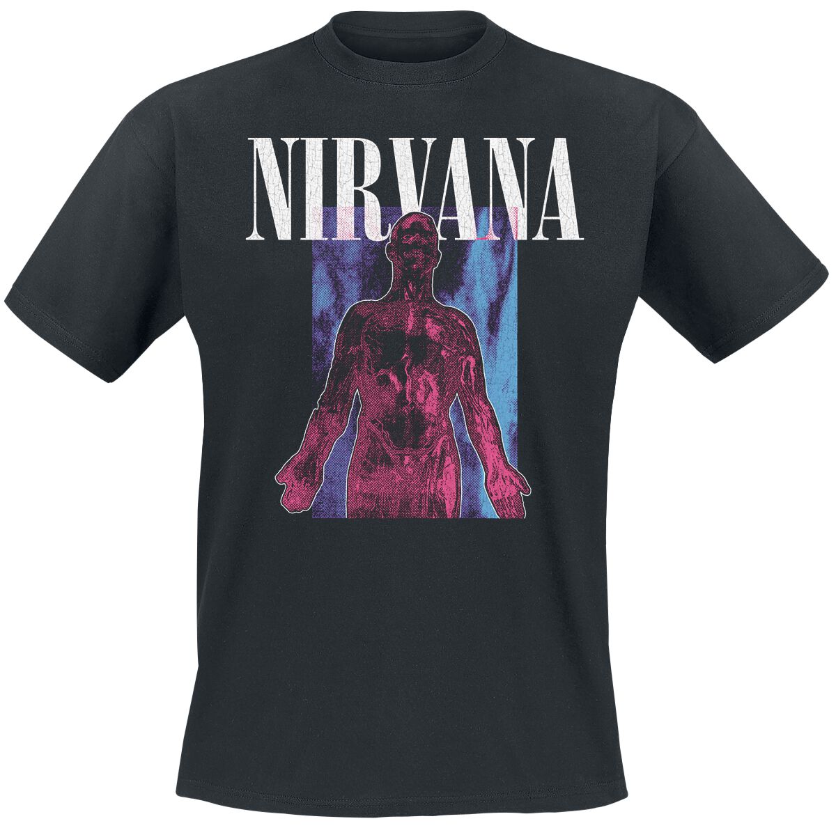 Nirvana T-Shirt Sliver S to XXL for Men black