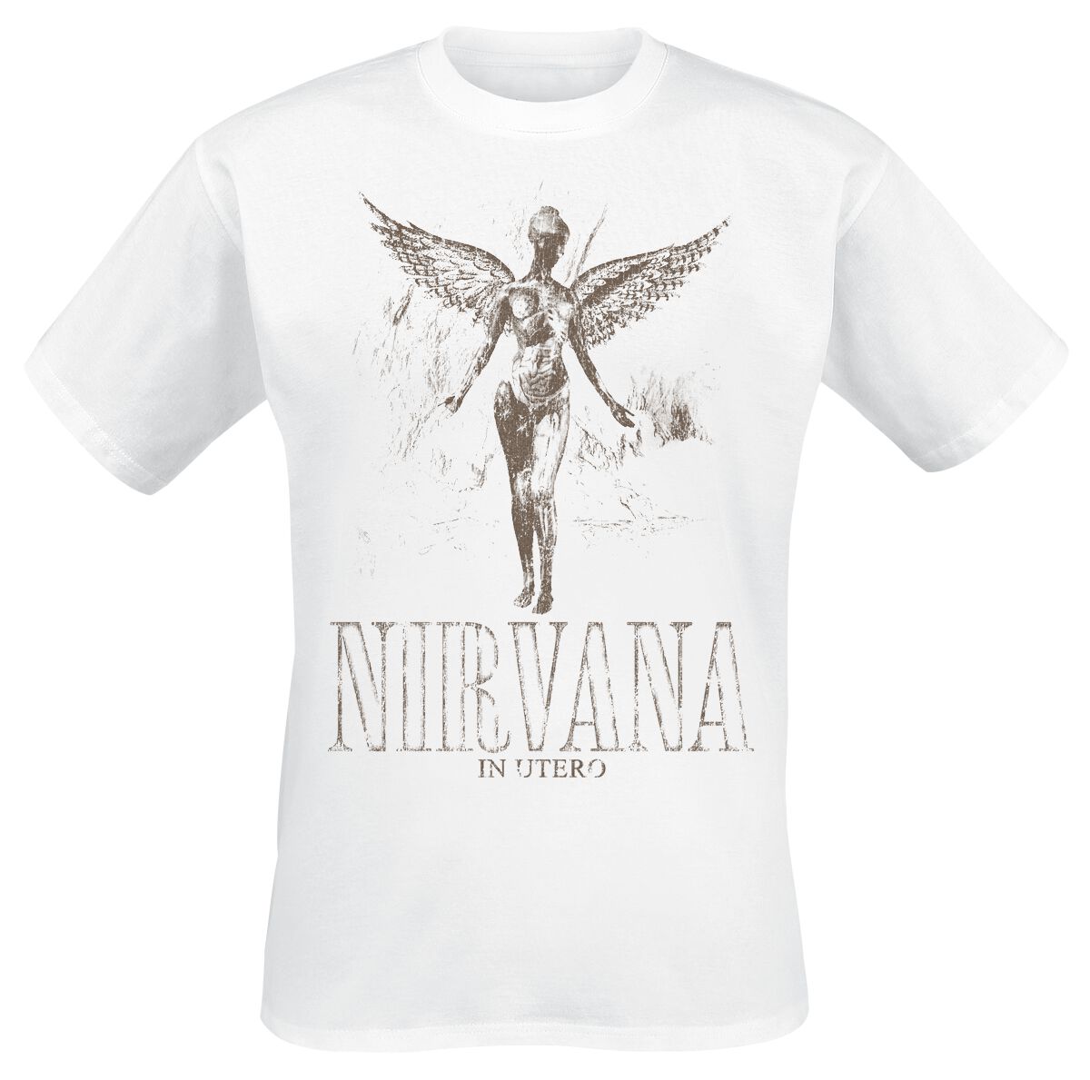 Nirvana T-Shirt In Utero S to 4XL for Men white