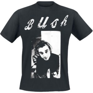 Bush T-Shirt Logo Photo M to XXL for Men black