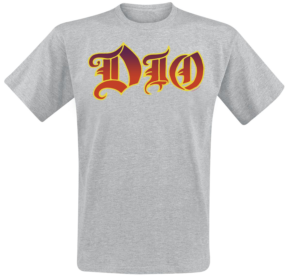 Dio T-Shirt Logo S to XXL for Men grey