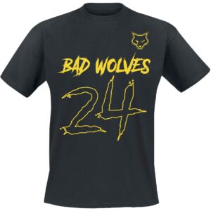 Bad Wolves T-Shirt Album Inspired Varsity Tee S to L for Men black