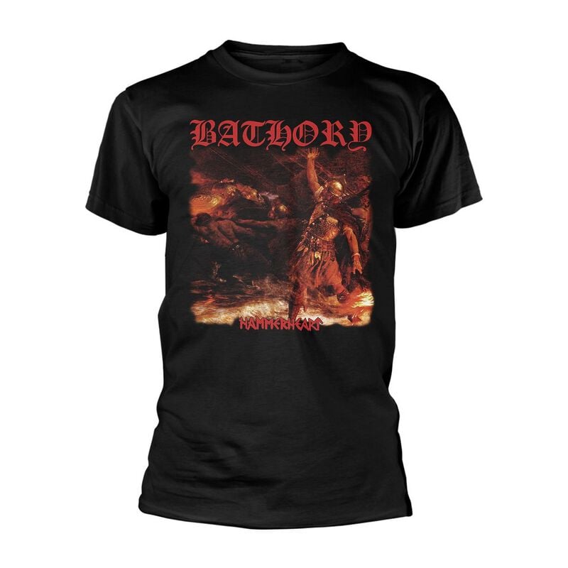 Bathory T-Shirt Hammerheart S to XXL for Men black