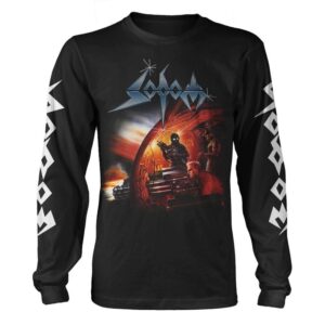 Sodom Long-sleeve Shirt Agent orange S to L for Men black
