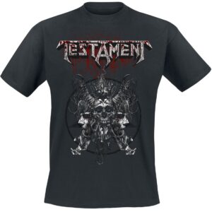Testament T-Shirt Skull Blood S to XXL for Men black