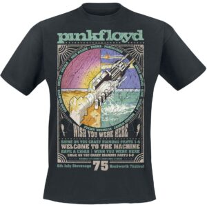 Pink Floyd T-Shirt WYWH Tracklist S to XL for Men black