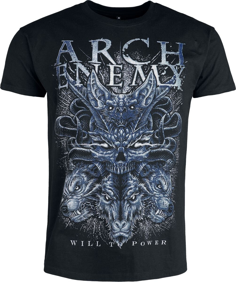 Arch Enemy T-Shirt Will To Power S to XXL for Men black