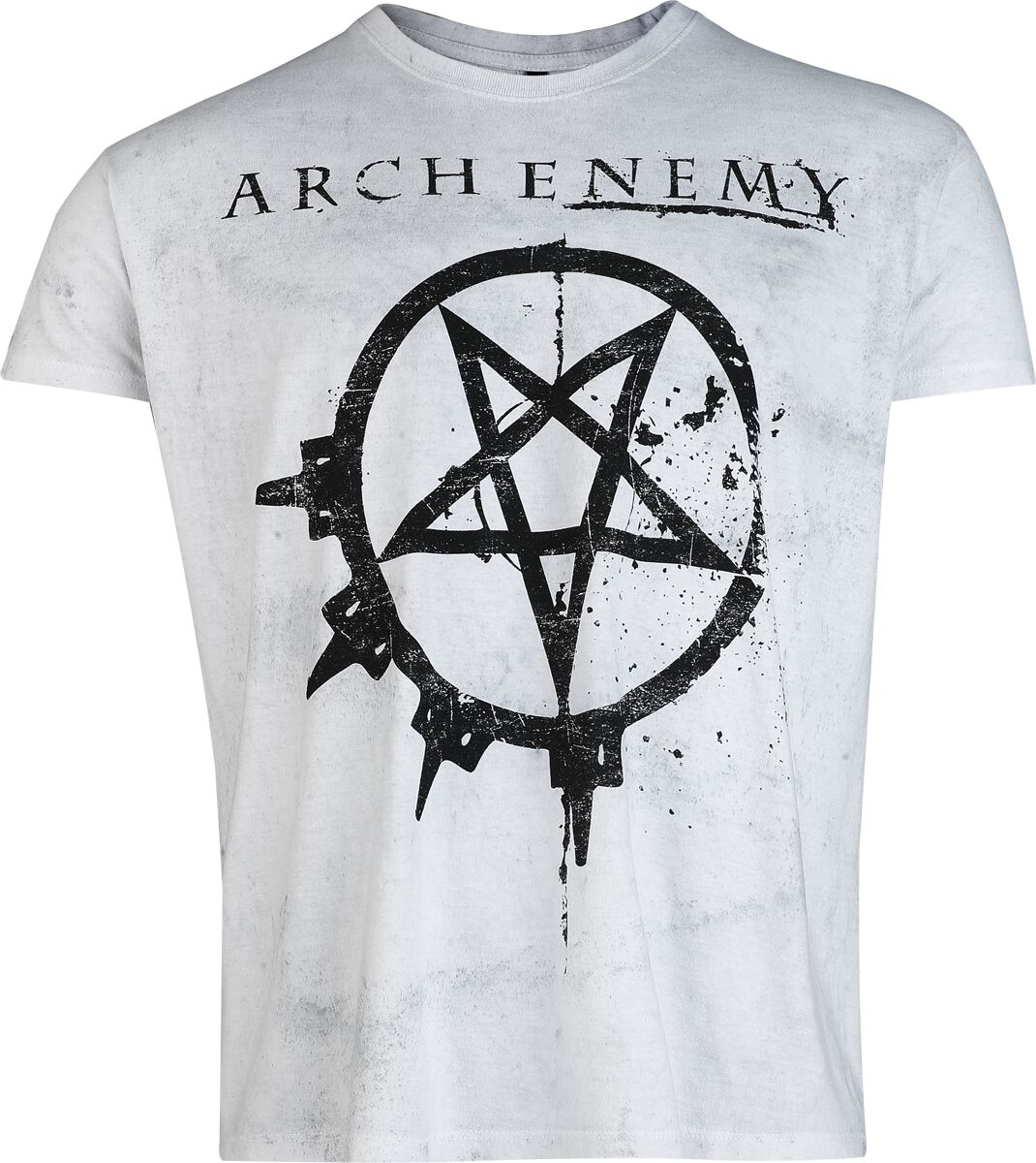 Arch Enemy T-Shirt Pure Fucking Metal S to 4XL for Men white-grey